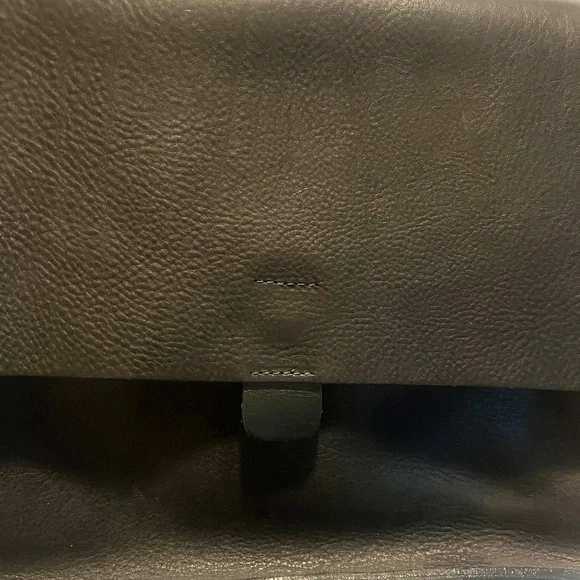 Kate Sheridan x TOAST Dark Forest Green Pebbled Leather Crossbody Bag - Picture 4 of 8